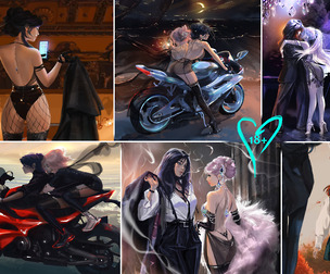 Black Pink OCs +All versions.