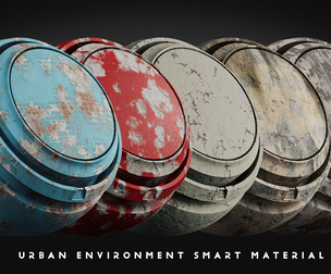 Urban Environment Smart Materials | Substance Painter