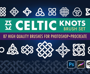 Celtic Knots Brush Set