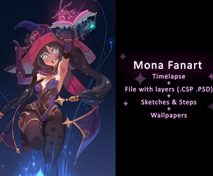 Mona Fanart Timelapse/sketches/files
