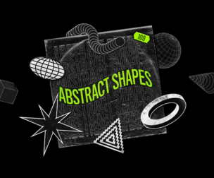 Abstract Shapes Collection - 100 Design Elements