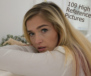 PR0144 - A blonde model and the white piano
