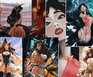 Vampirella, OCs(4arts+H-scene for 1 of it).+All versions.