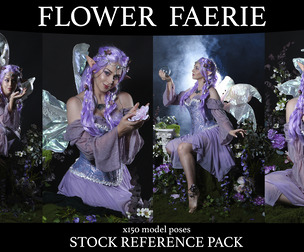 Flower Fairy - Fantasy Stock Model Pose Reference Pack