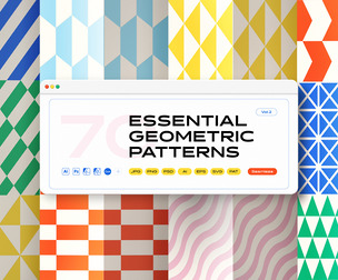 Essential Geometric Seamless Patterns Collection