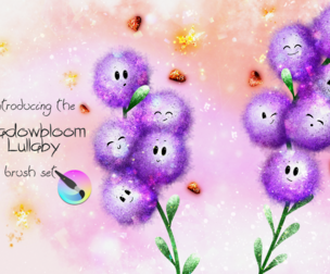 Shadowbloom Lullaby Brush-Set for Krita