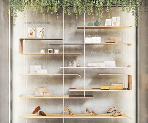 store04 shop window showcase display