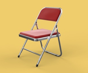 STANDARD FOLDING CHAIR METAL FOLDABLE EVENT SEAT FLIP STACKABLE