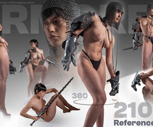 2100 Armored Queen Bundle 360° | Inspired by Xena, Brienne, Red Sonja, and Joan of Arc