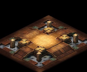 Game model - the main tomb room  panorama