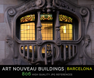 Art Nouveau Buildings Barcelona