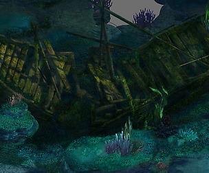 Game Model - Undersea Shipwreck -01