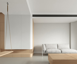 Modern living room dining room