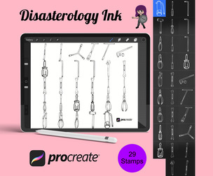 Mechanic Tools Set 1 Procreate Brush Stamps, 29 Mechanic Tools