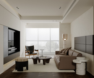 Modern living room dining room