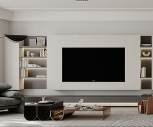 Modern living room dining room