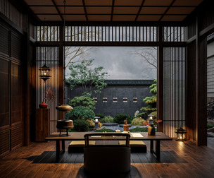 Chinese courtyard