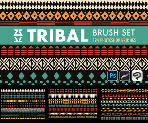 Tribal Brush Set