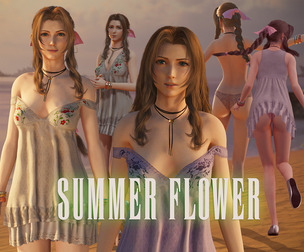 Summer Flower Outfit for Aerith