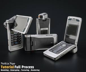 Nokia N90 / Full Tutorial Process + 3D Model