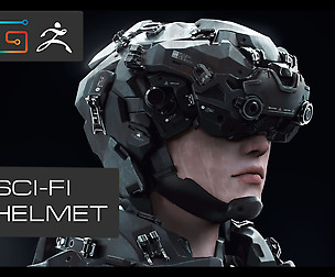 Sci-fi Helmet