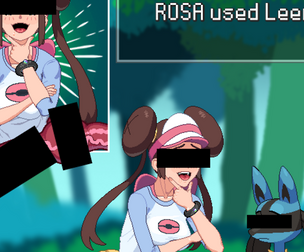 Rosa and Lucario