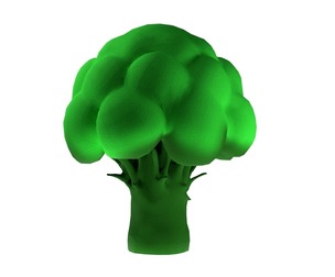 Cartoon Broccoli 1