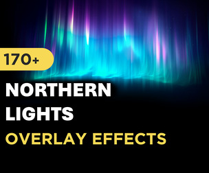 170+ Northern Lights Overlay Effects