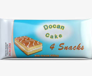 Cake Packaging Docan x4 Simple M 1 3D Model