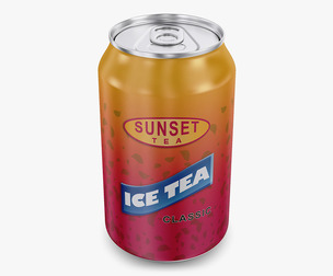 Ice Tea Classic Can 330ml Simple M 1 3D Model