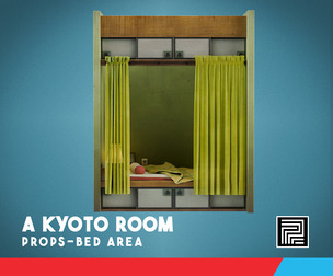 A KYOTO ROOM - BED AREA