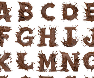 Chocolate splash A to Z