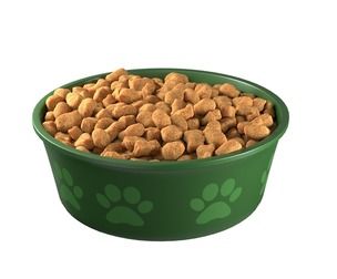 Dog food bowl
