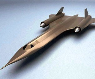 Black Bird SR-71 lowpoly model