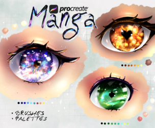 Enchanting Manga Eyes Mastery for Procreate