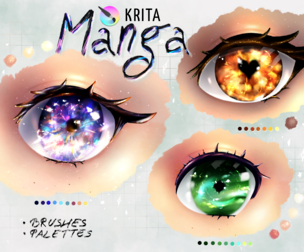 Enchanting Manga Eyes Mastery for Krita