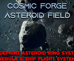 Cosmic Forge - Asteroid Rings Library for Unreal Engine 5.4 - 5.5