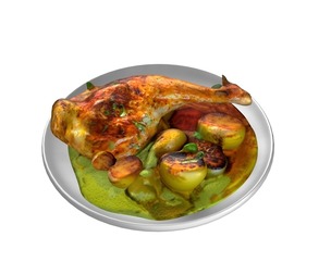 Chicken Leg egg curry