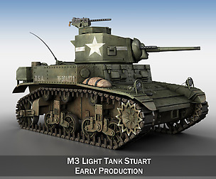 M3 Light Tank Stuart - W304071