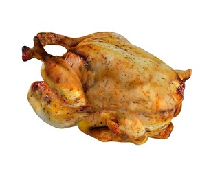 Chicken roasted whole