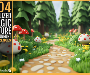 404 Stylized Magic Nature Environment