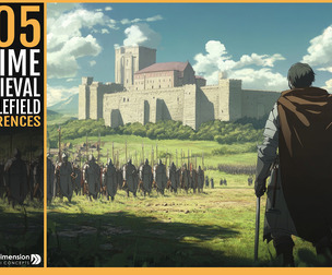 505 Anime Medieval Battlefield