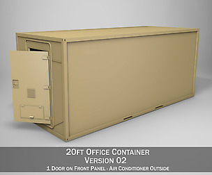 20ft Office Container Version 2