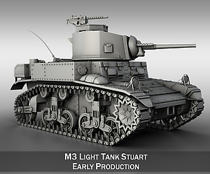 M3 Light Tank Stuart - Early Production
