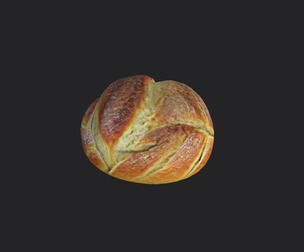 Bread 3D model 002