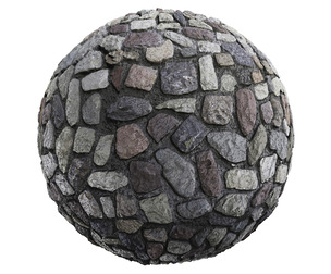 Stone - Granite Rubble Vol 01 - PBR scanned texture