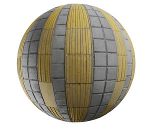 Texture PBR Concrete 02 - Guiding Block - 4K Scanned - Photogrammetry