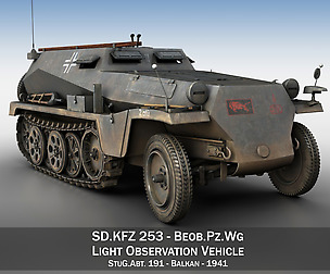 SD.KFZ 253 - Beob.Pz.Wg. - StuG.Abt.191