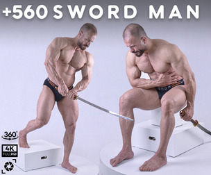 +560 Sword Man References Pictures - Vol 04