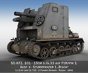 Sturmpanzer1 - Bison - Cambrai- 2.PzDiv